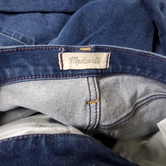 Madewell 10-inch High Waist Skinny Jeans: Button Front Edition In Cassia - Picture 8 of 13